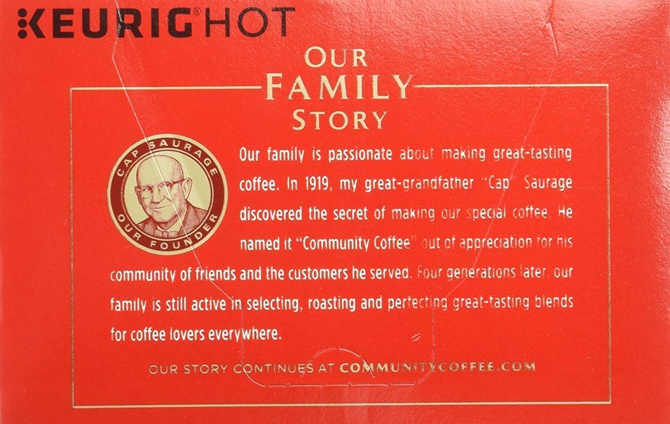 Community Pumpkin Praline Coffee K-cups Box of 12 N5