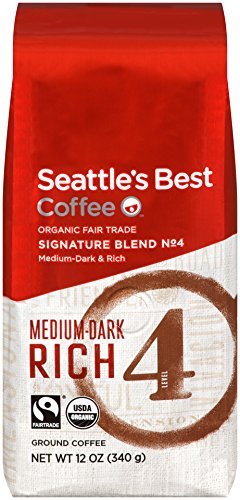 Seattle's Best Level 4 Fair Trade Ground Coffee, 12 Ounce, 6 Count