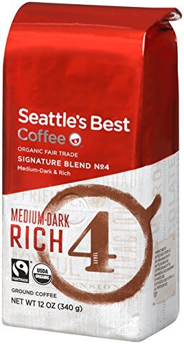 Seattle's Best Level 4 Fair Trade Ground Coffee, 12 Ounce, 6 Count N2
