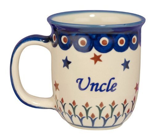 New Polish Pottery 12oz Mug - WUJEK, UNCLE N2