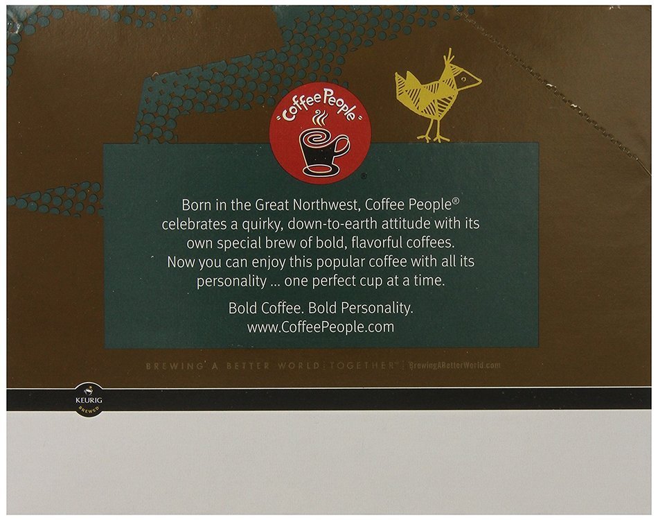 Coffee People Coffee Black Tiger Blend, K-Cup Portion Pack for Keurig Brewers, 24 count (Pack of 4) N3