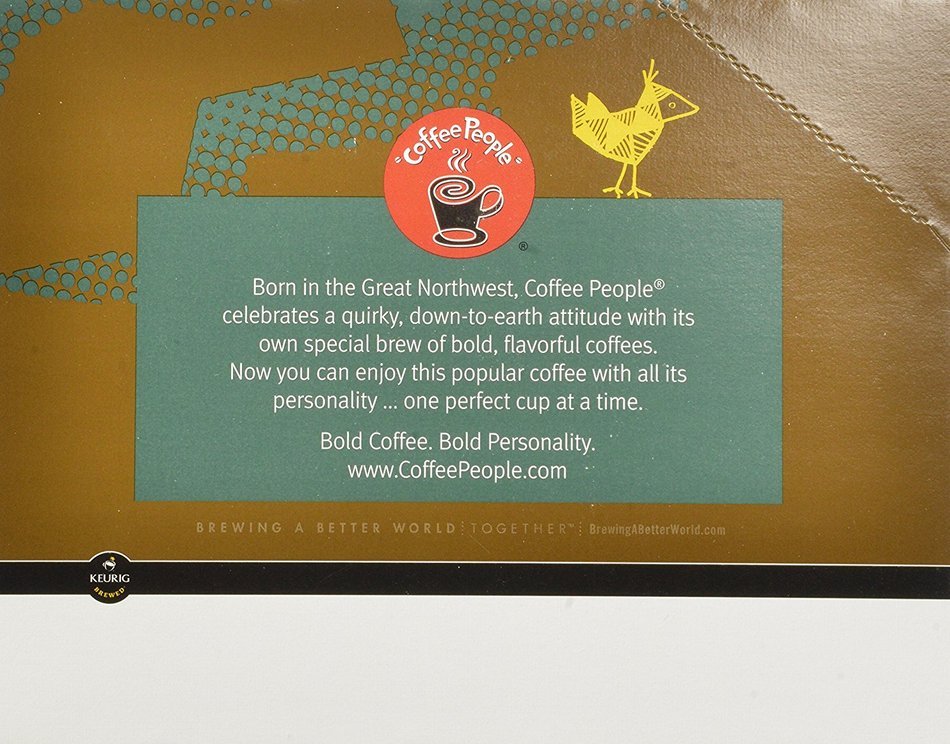 Coffee People Coffee Black Tiger Blend, K-Cup Portion Pack for Keurig Brewers, 24 count (Pack of 4) N12