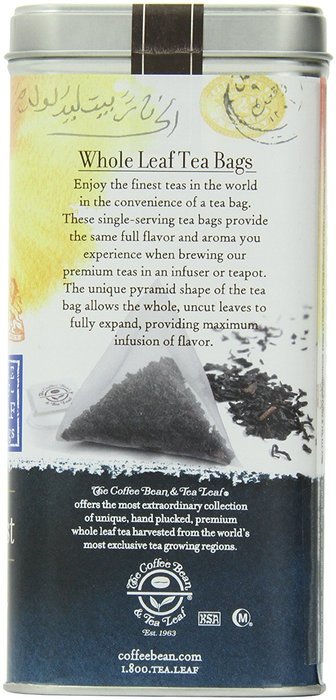 The Coffee Bean & Tea Leaf Decaf English Breakfast, Darjeeling and Bogawantalawa Black Tea, 20 Count Filter Bag N2