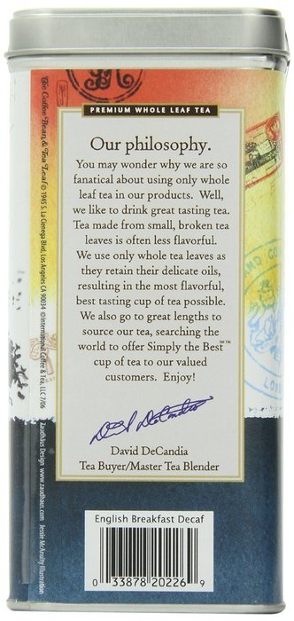 The Coffee Bean & Tea Leaf Decaf English Breakfast, Darjeeling and Bogawantalawa Black Tea, 20 Count Filter Bag N3
