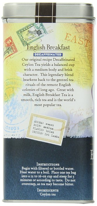 The Coffee Bean & Tea Leaf Decaf English Breakfast, Darjeeling and Bogawantalawa Black Tea, 20 Count Filter Bag N4