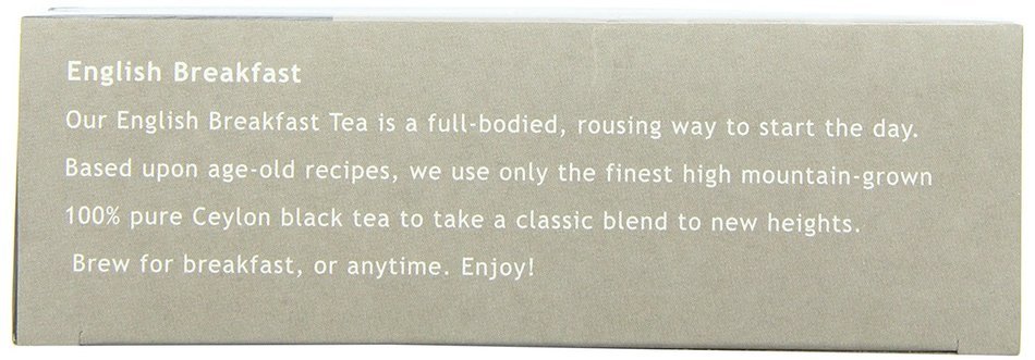 The Original Ceylon Tea Company, English Breakfast Tea, 25-Count Tea Bags (Pack of 6) N2