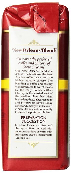 Community Coffee New Orleans Blend (Coffee and Chicory) 1 Pound N4