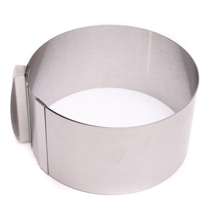 Yingwei Stainless Steel 6 to12 Inch Adjustable Cake Mousse Mould Cake Baking Cake Decor Mold Ring