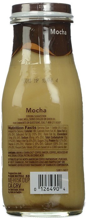 Starbucks Mocha Frappuccino, 9.5 oz, 12 ct N3