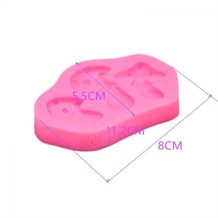 Genenic Silicone Chocolate Sugarcraft Cake Decorating Mold Mould Mushroom & Grass Shape N4