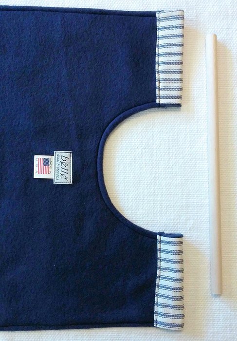 Navy Stripe 9x13 Casserole Carrier, Can be Personalized, Free Shipping - Nautical Kitchen Cooking Gift, Made in... N7