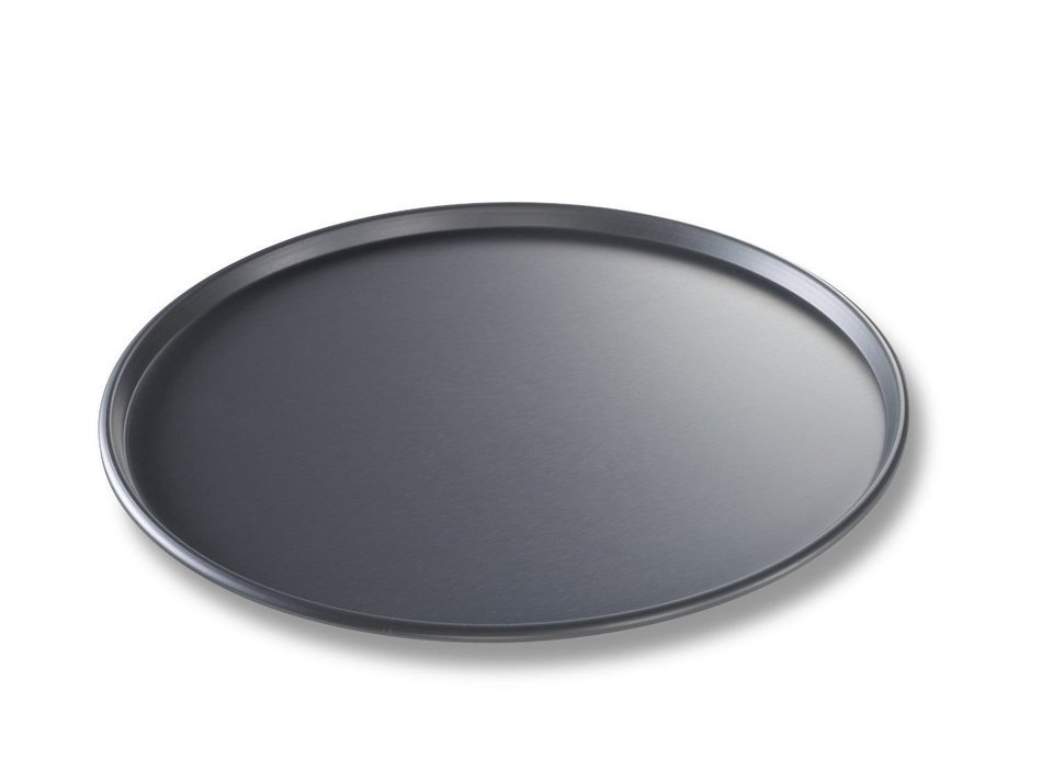 12" inch Non Stick Steel Wide Rim Round Pizza Pan Kitchen Bakeware Tray