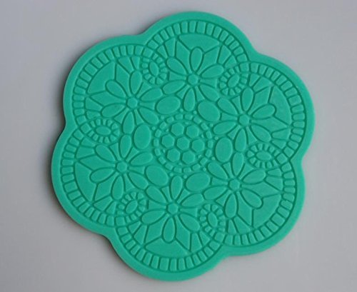 Durable Rectangle Lace Silicone Baking Tool Cake DIY Decoration Mold