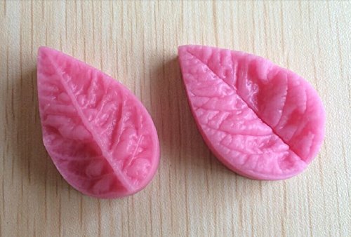 HSE Leaf Shaped Silicone Press Mold Cake Decoration Fondant Cake 3D Food Grade Silicone Mould-3
