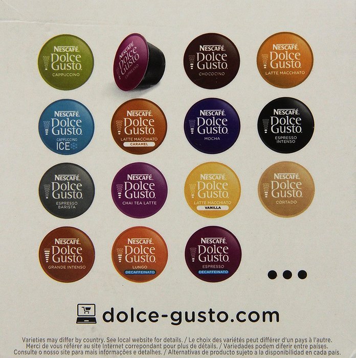 Nescafe Dolce Gusto for Nescafe Dolce Gusto Brewers, Espresso, 16 Count N3