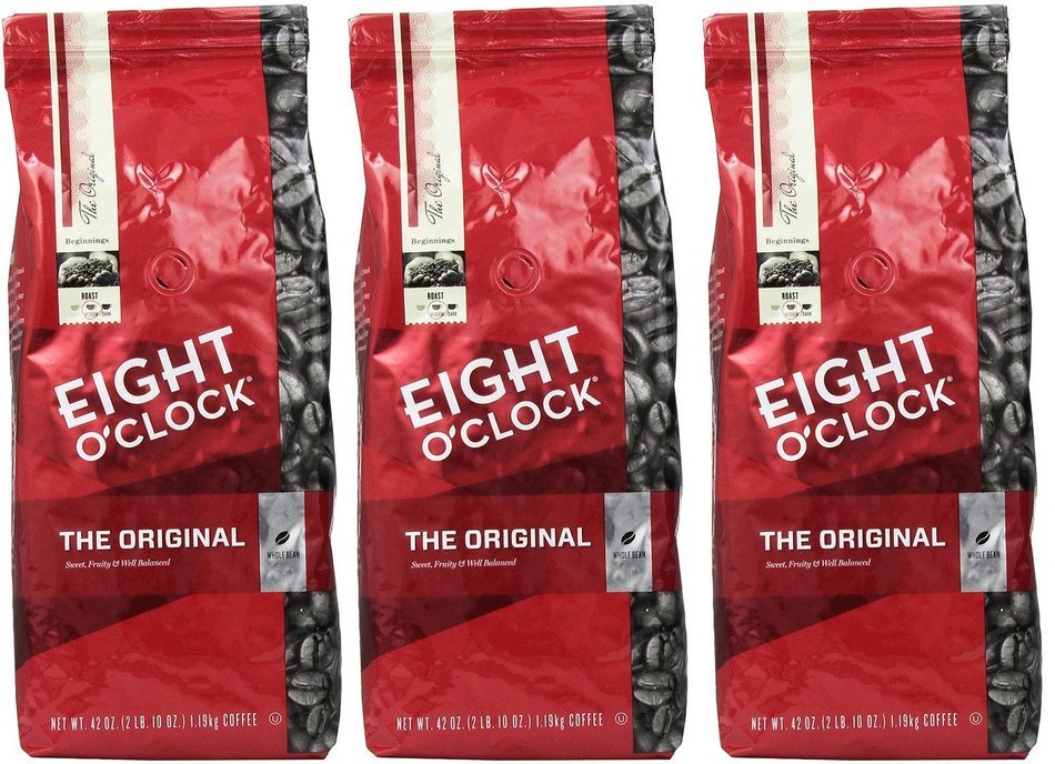 Eight O'Clock Coffee, Original Whole Bean, 42-Ounce Package N4