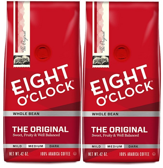 Eight O'Clock Coffee, Original Whole Bean, 42-Ounce Package N7