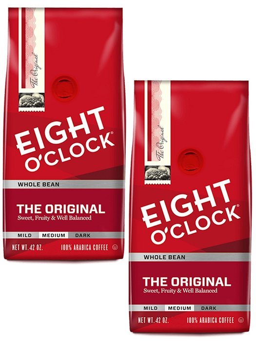 Eight O'Clock Coffee, Original Whole Bean, 42-Ounce Package N10