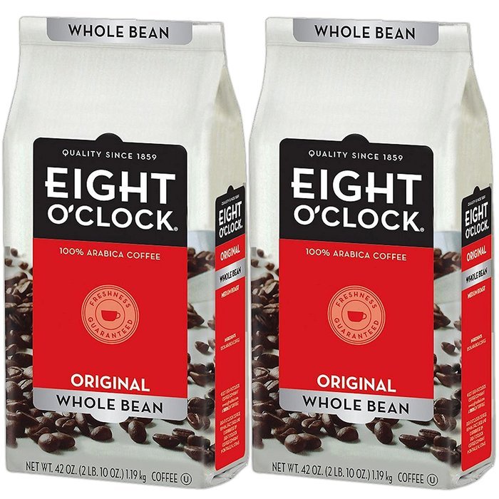 Eight O'Clock Coffee, Original Whole Bean, 42-Ounce Package N11