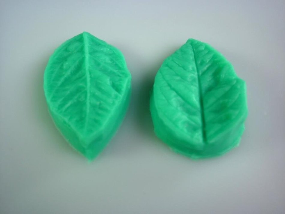 2pcs leaf shape silicone soap mold,Fondant Cake Decorating styling Tools, bakeware,cooking tools kitchen accessories