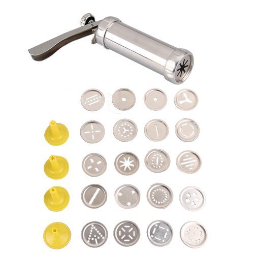 Gacube Polymer Clay Sugarcraft Extruder Craft Gun Tool Kit Set + 20 Discs + 4 Nozzles N3