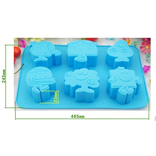 Microwave Oven Silicon Creative Cartoon Cake Mold Baking Tools N4