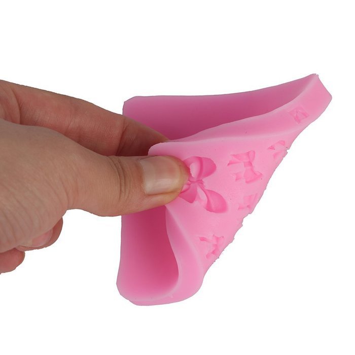 Bowknot Fondant Cake Silicone Mold Decorating Tools Silicone Cake Mold N4