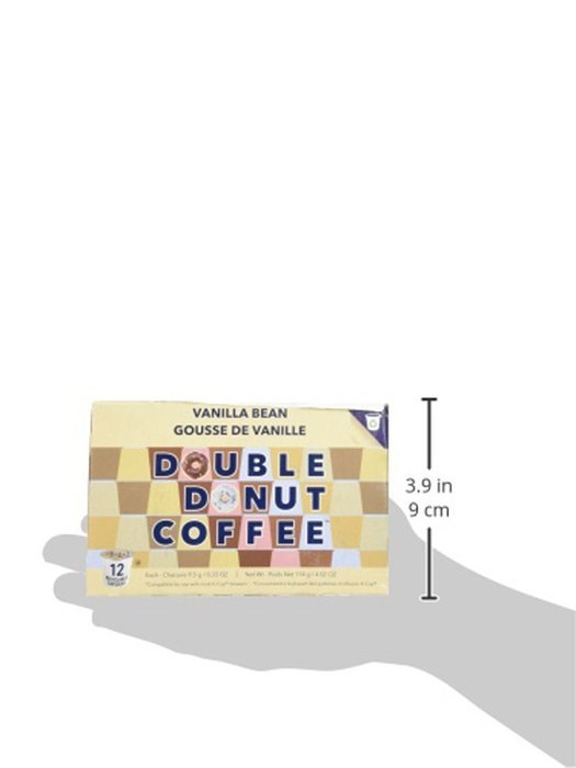 Double Donut&nbsp;Vanilla Bean&nbsp;Flavored Coffee, in Recyclable Single Serve Cups for Keurig K-Cup Brewers, 24 Count N9