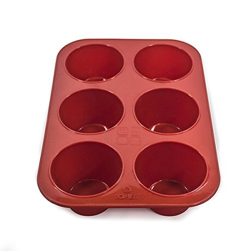 Sorbus&reg; Silicone 6 Cup Jumbo Muffin 2 Pack, Safe Up To 420&deg; F