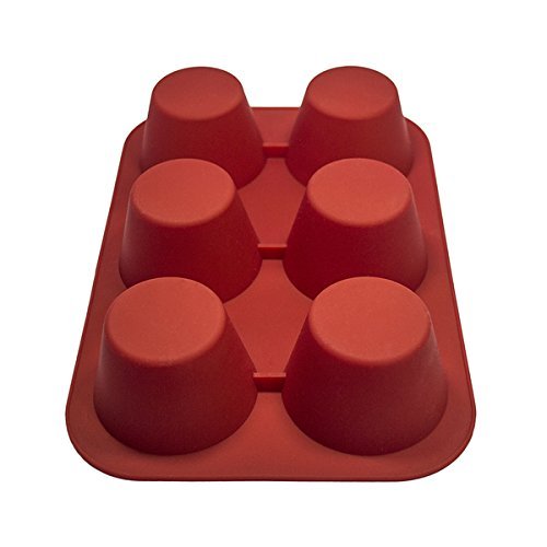 Sorbus&reg; Silicone 6 Cup Jumbo Muffin 2 Pack, Safe Up To 420&deg; F N2