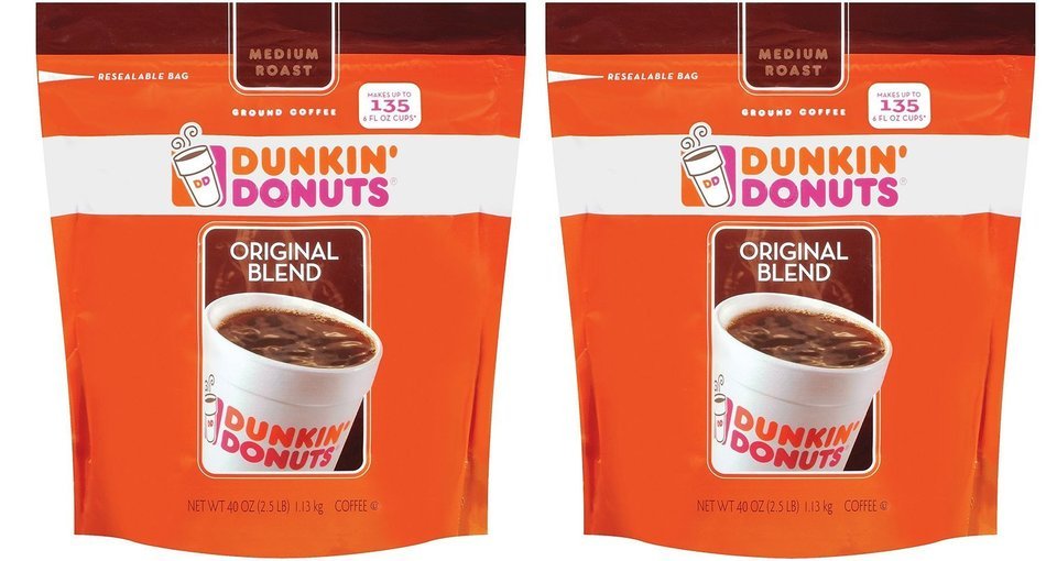 Dunkin' Donuts Original Medium Roast Blend Coffee, 2.5 Pound N3