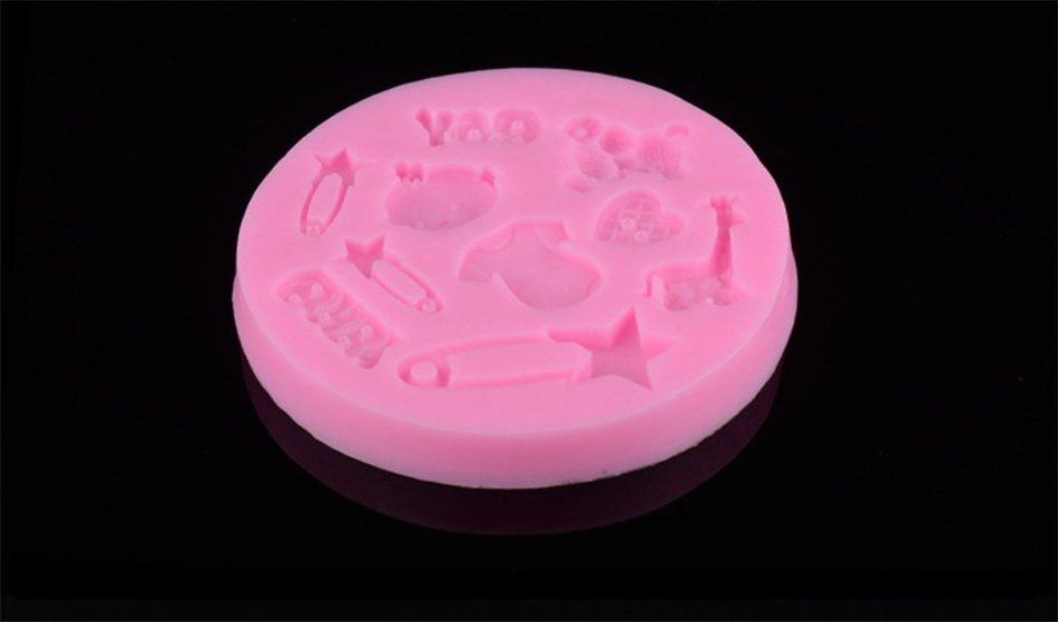 IVYRISE Silicone Cake Mould Decoration Non Stick Fondant Cookie Baking Mold DIY Soap Molds Pan N40