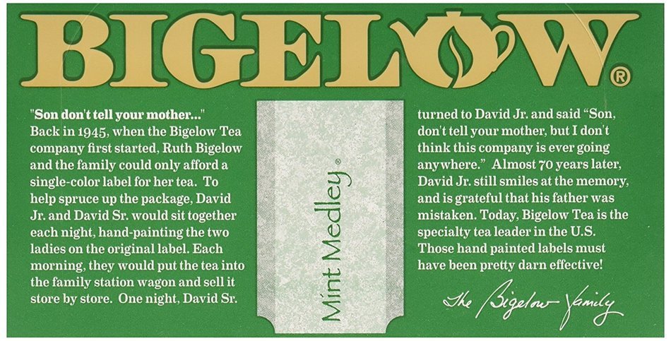 Bigelow Tea Mint Medley Tea, 20 ct N5