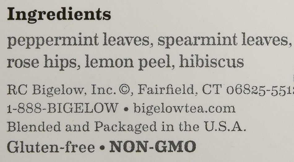 Bigelow Tea Mint Medley Tea, 20 ct N7