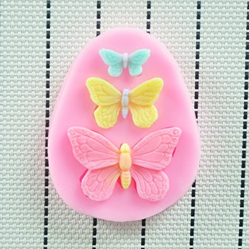 WilsonBaking Love Collection - Butterfly Decorations Mold Wedding Decor Molding Silicone Fondant Lace Molds Serie...