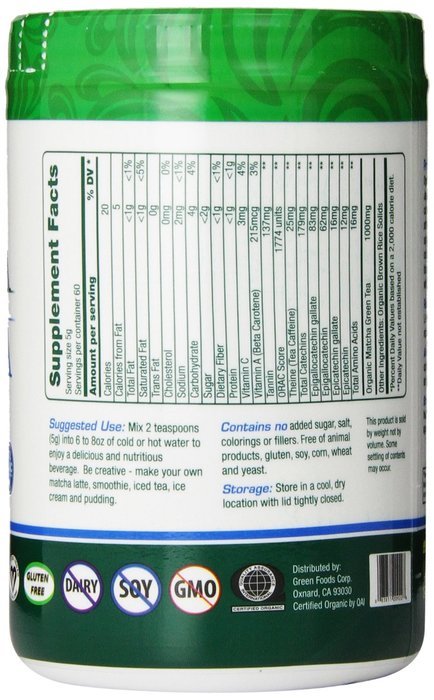 Green Foods Matcha Green Tea, 11 Ounce N2