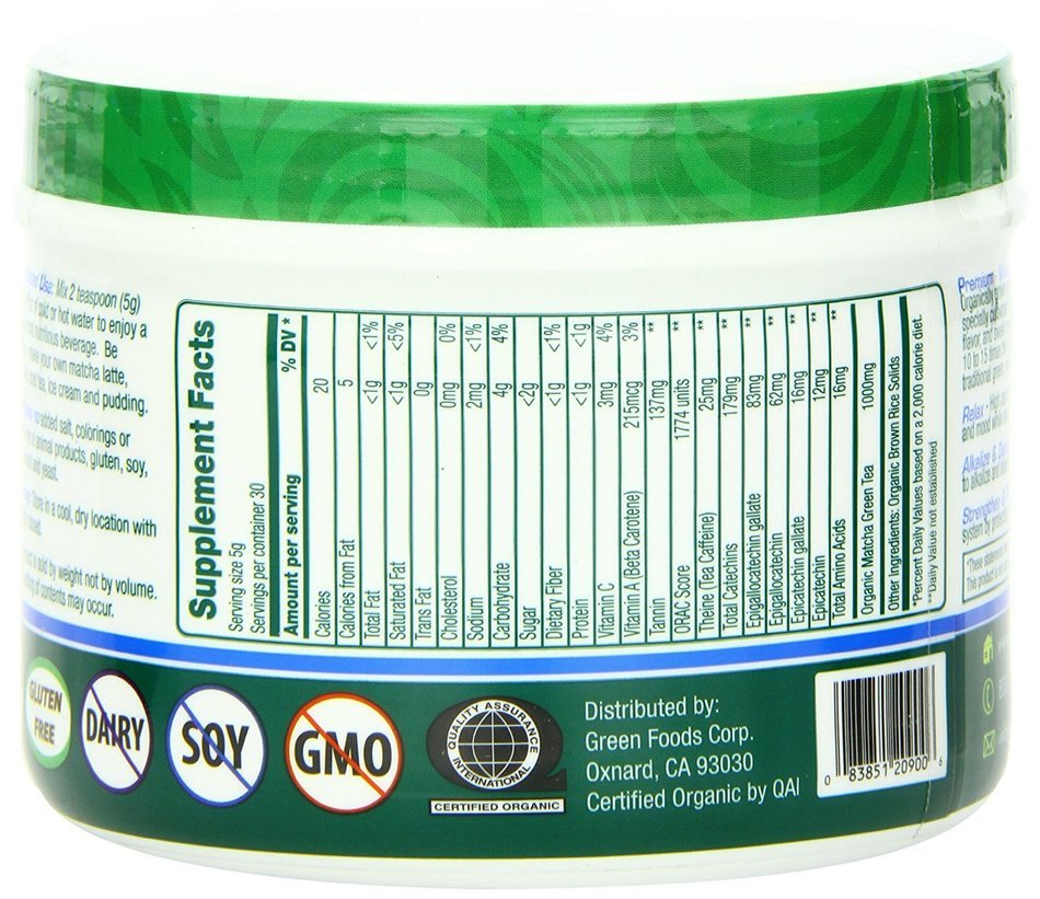 Green Foods Matcha Green Tea, 11 Ounce N7