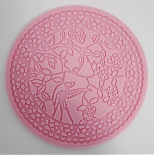 2014 New 3d Silicone Fondant Lace Mold Mould Cake Decoration/pastry Tools Chocolate Candy Jello 1 Pc