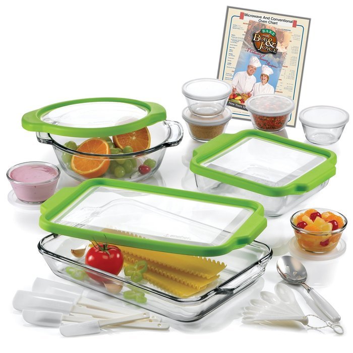 Anchor Hocking 31-Piece Ovenware Set with TrueFit TM See-Thru Lid