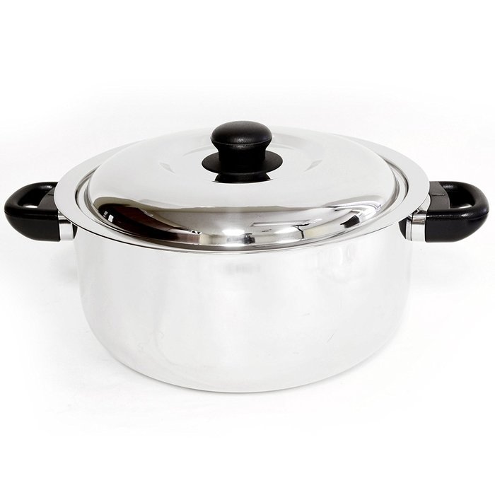 MATBAH Stainless Steel Hot Pot Insulated Food Server Casserole, 3.75-Liter/3.96-Quart