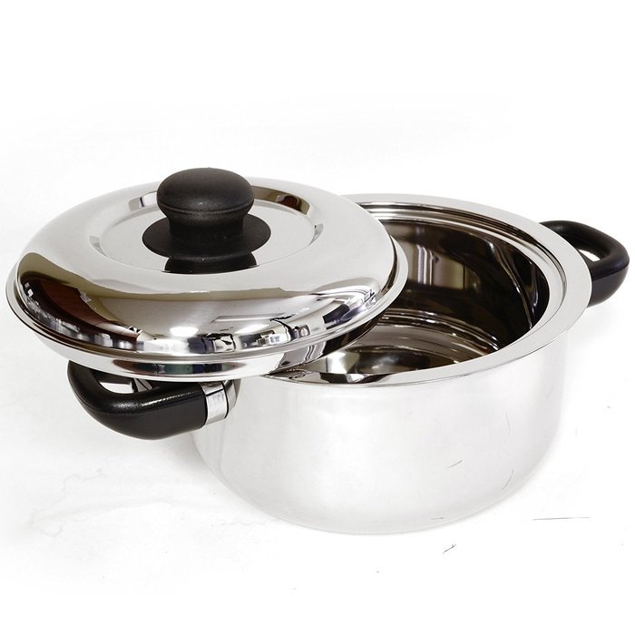 MATBAH Stainless Steel Hot Pot Insulated Food Server Casserole, 3.75-Liter/3.96-Quart N5