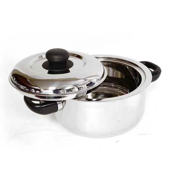 MATBAH Stainless Steel Hot Pot Insulated Food Server Casserole, 3.75-Liter/3.96-Quart N11