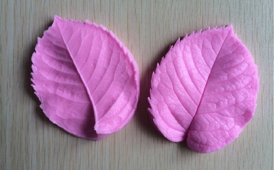 Dealglad Leaf Shape 3d Silicone Cake Press Mold Fondant Sugar Craft Clay Mould DIY Cake Decorating Tool N2