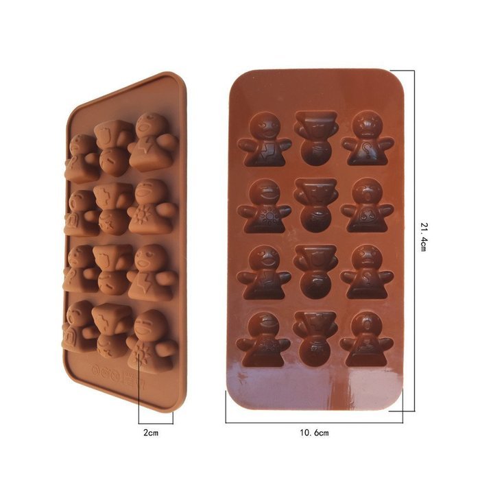 Face Doll Angel Shape Chocolate Silicone Mold Baking Cake Decoration Mould