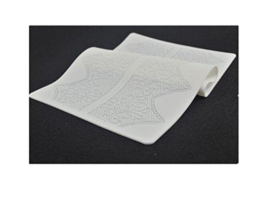 Anyana Giant Styling Silicone Sugarcraft Lace Moulds Cake Decorating Mold Flower Mat N3