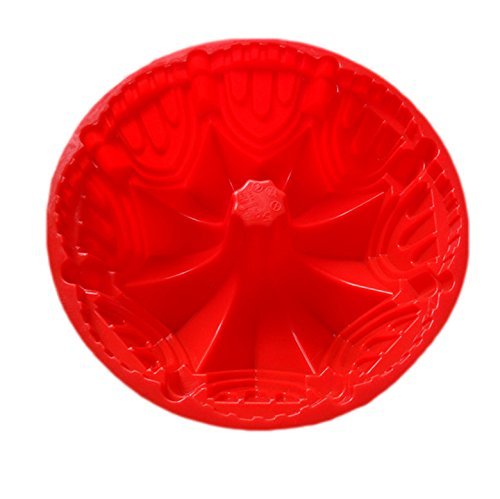 Large Crown Silicone Cake Baking Mold Microwave Pan Creative Products 9"x3.5" Color At Random N2