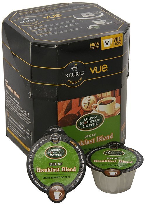 Green Mountain Coffee Breakfast Blend Decaf, Vue Packs for Keurig Vue Brewers (32 Count) N2
