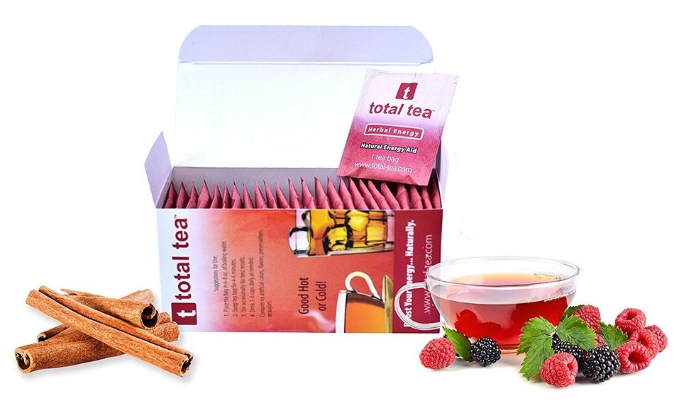 Herbal RED Energy Tea. Dr Recommended Appetite Suppressant. 25 Day Supply. Foil Wrapped for Freshness. 5 All Natural... N3