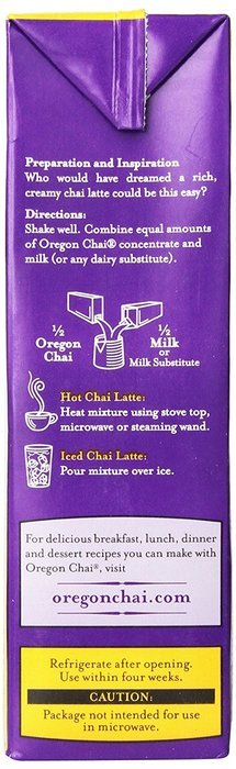 Oregon Chai Tea Latte Concentrate, 32 Fl Oz N3
