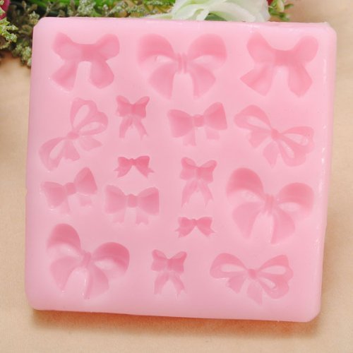 Silicone Bows Cake Mold Cookie Biscuit Jelly Mould